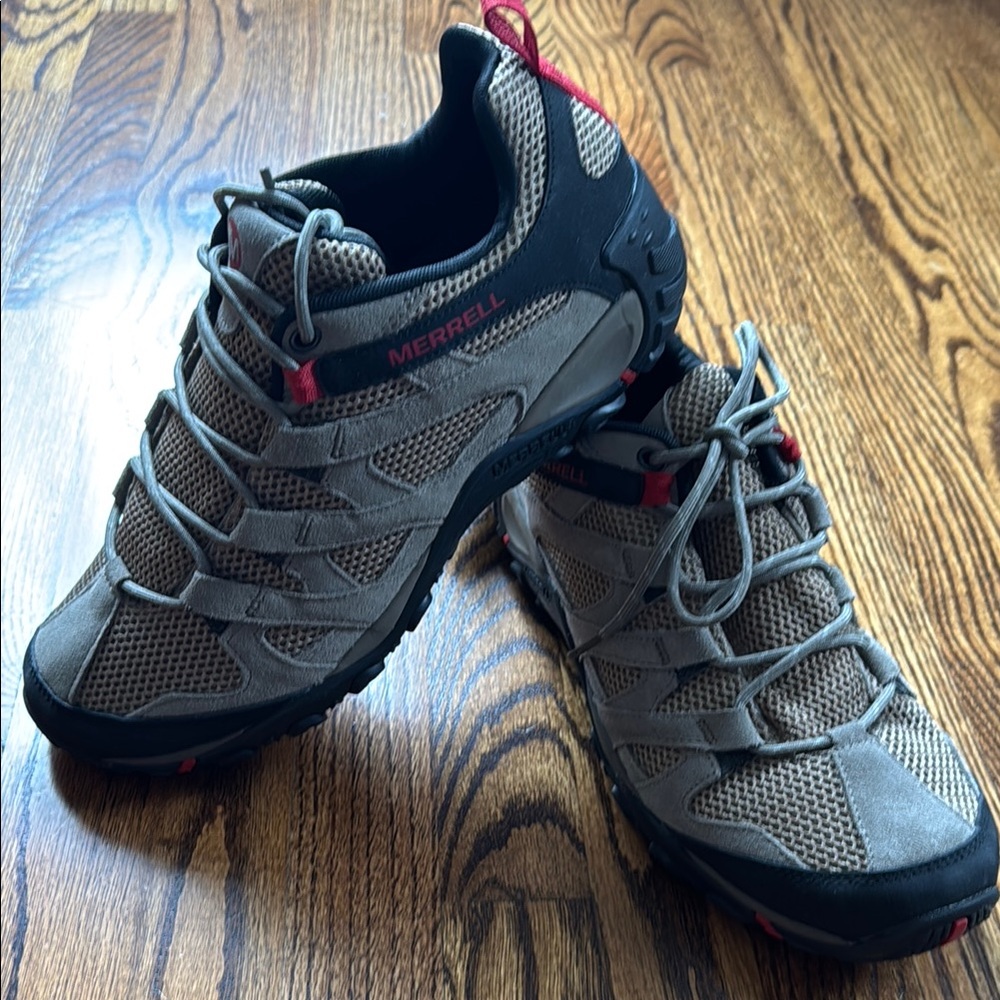 Merrell Brown and Black Athletic Shoes for Performance